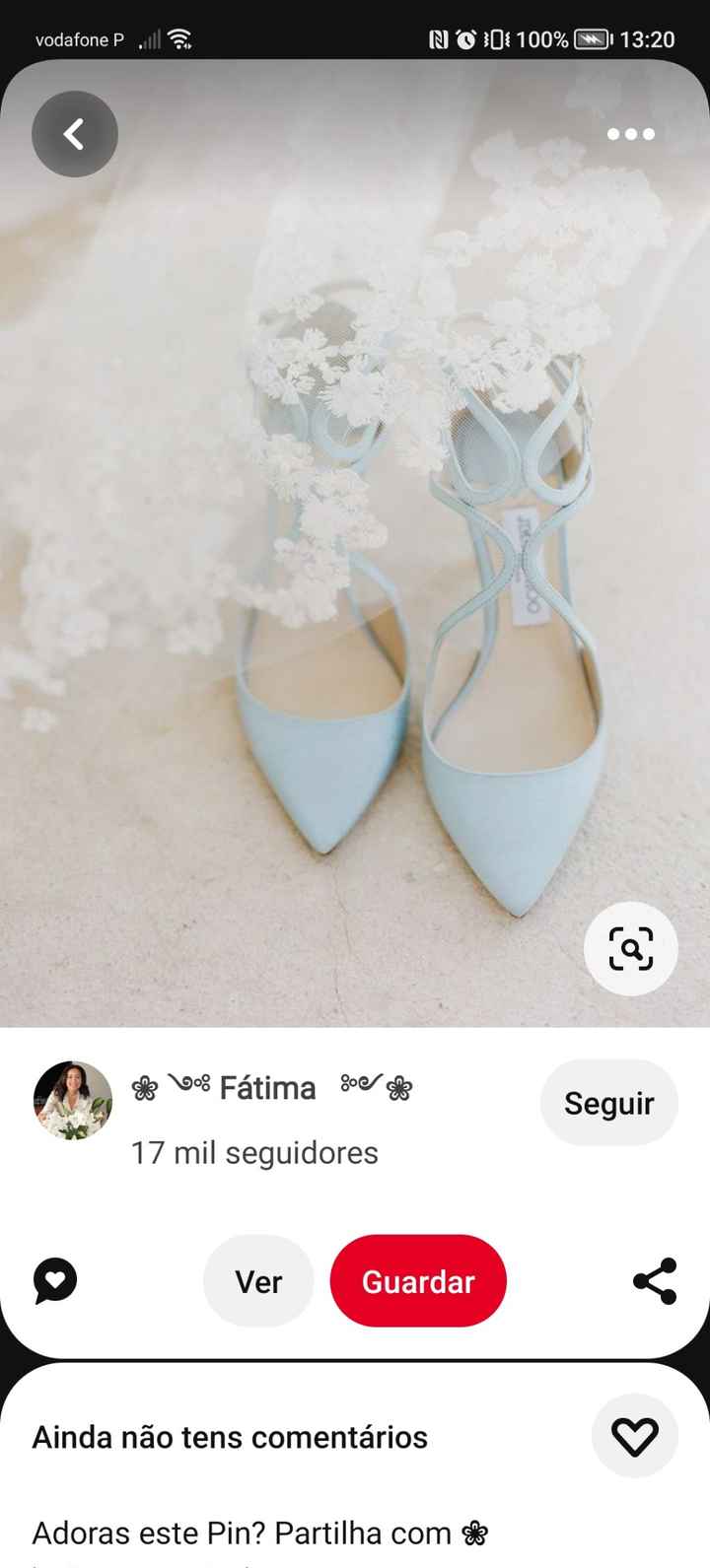 💙🌈 inspirações para casamento tons azul sapatos - 3