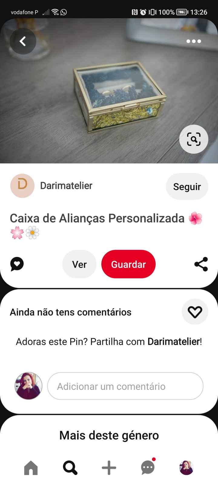 💙🌈casamento azul -porta alianças - 2