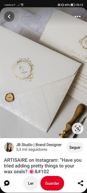 Convites de casamento que nos inspiramos 2