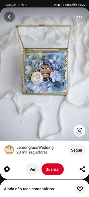 💙🌈casamento azul -porta alianças - 4