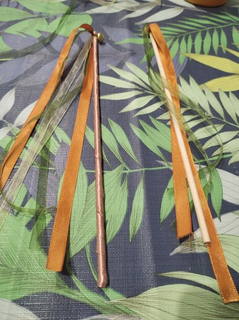 Manualidades -varinhas da felicidade - 2