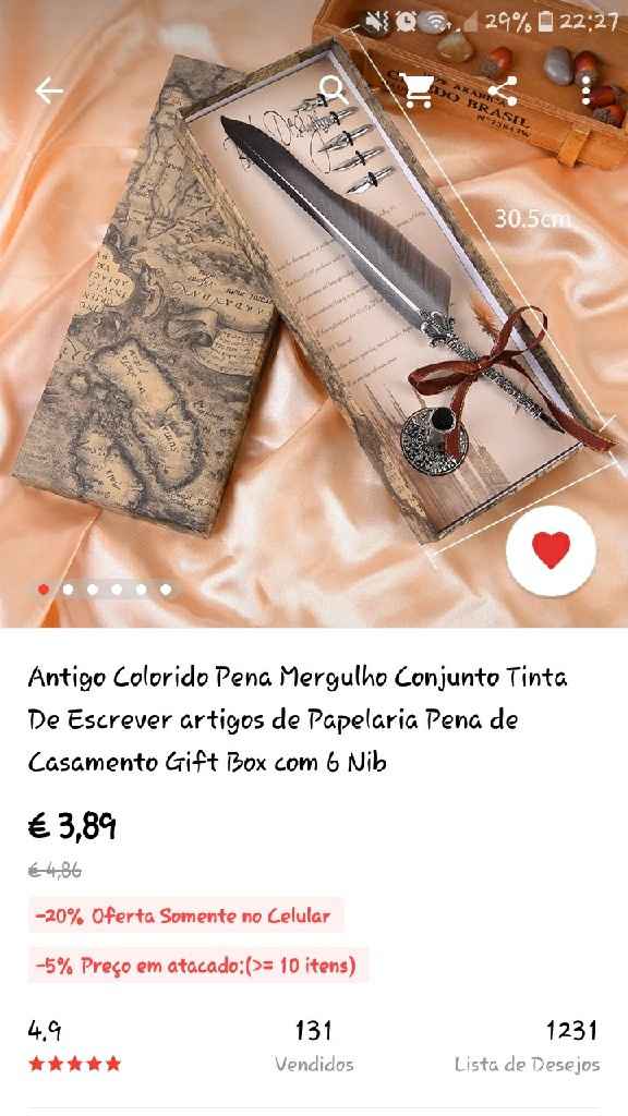 Caneta para assinaturas - 1