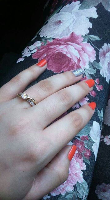 Sim, vou casar com este anel de noivado - 1