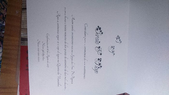 Convite de casamento - 2