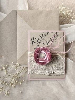 Pink Wedding invitation