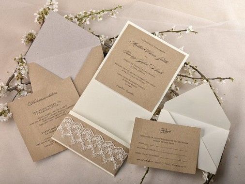 Pocket Fold Rustic Invite 1