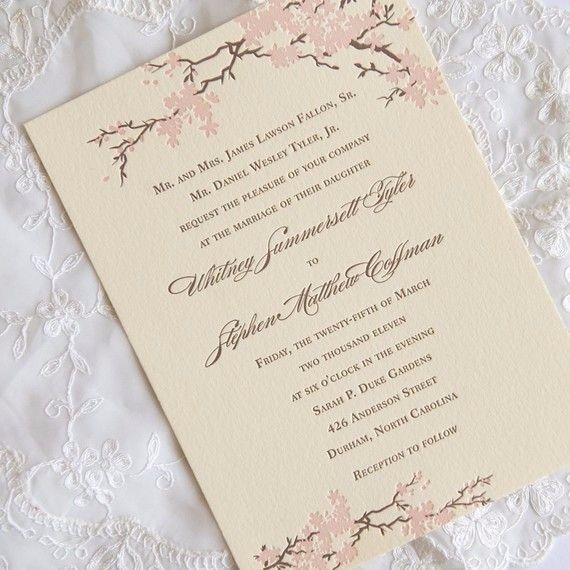 Cherry Blossom Wedding Inspiration