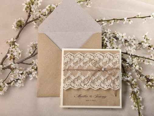 Pocket Fold Rustic Invite