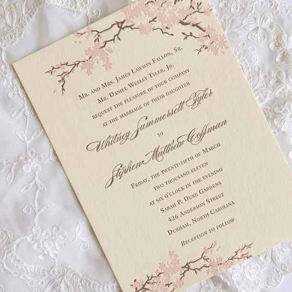 Cherry Blossom Wedding Inspiration