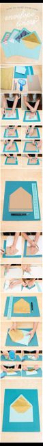DIY forrar envelope