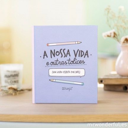 livro onde podemos escrever várias coisas da nossa relação