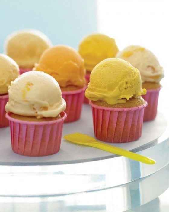 cupcake com gelado