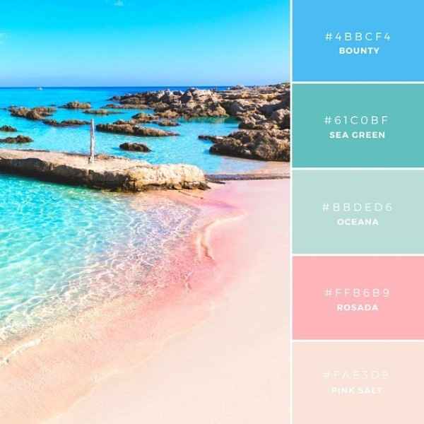 Praia (adoro esta palete)