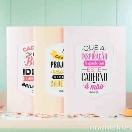 O caderno do meio foi o que utilizei - Grandes projetos nascem em cadernos pequenos :)