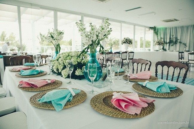 tons azul tiffany e rosa