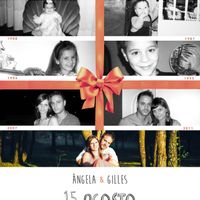 Parte da frente do nosso convite :)