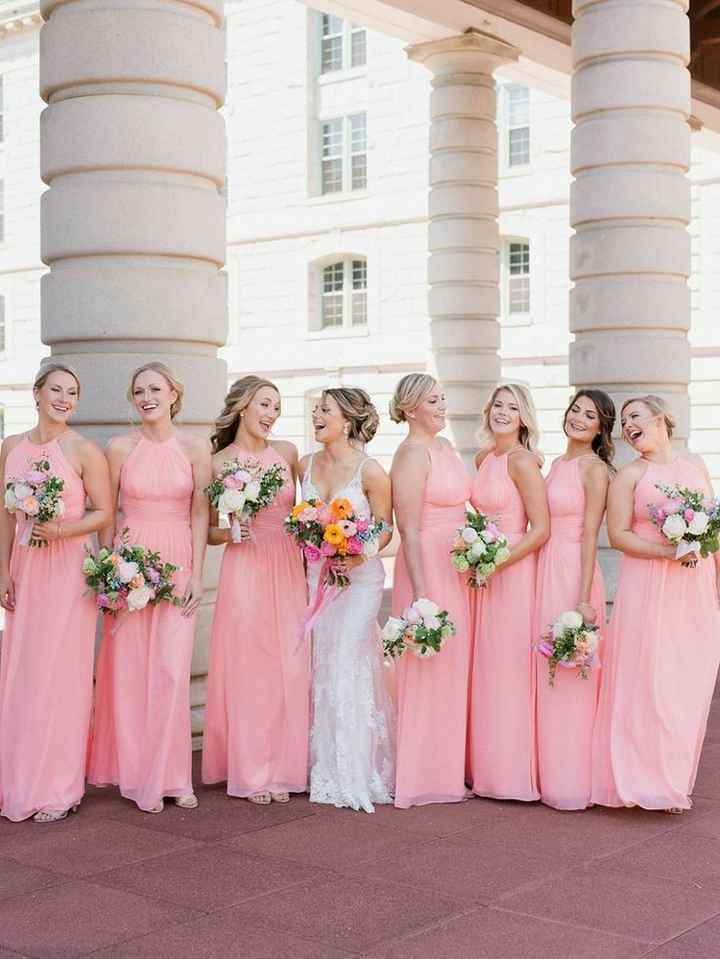 Outubro é rosa 💖 - Vestidos das Damas de Honor - 10