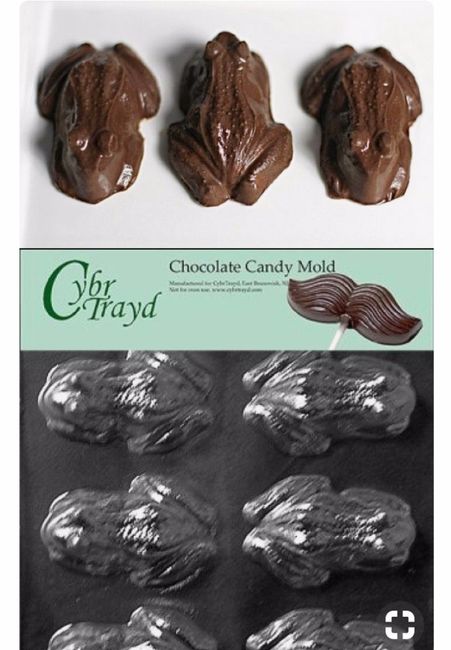 Inspiração das lembranças para as senhoras: sapos de chocolate xD (para além de HP também adoro choc