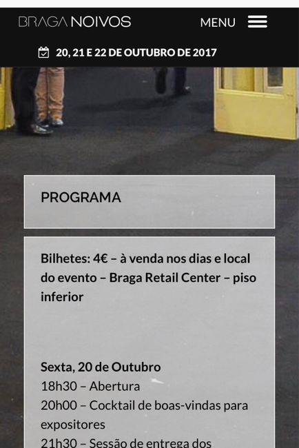  Custo bilhete Braga noivos - 1
