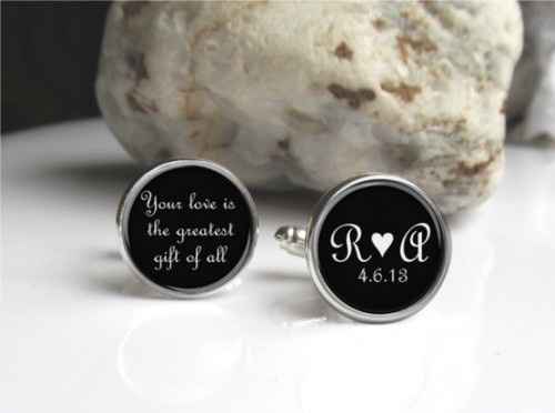 Botões de punho Noivo