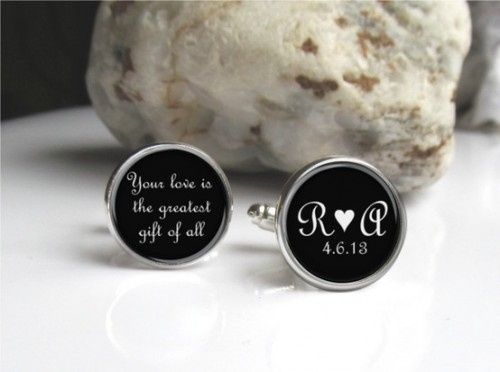 Botões de punho Noivo