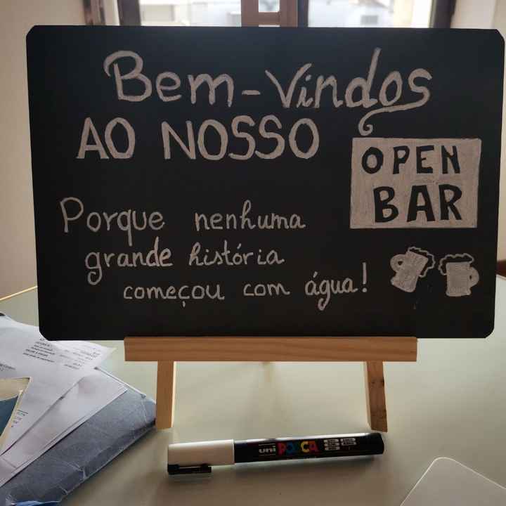 Feito por mim : bem-vindo ao nosso bar - 1