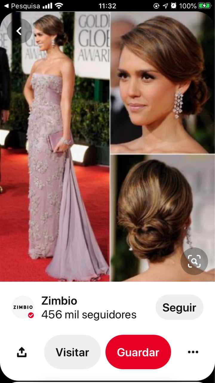 Penteado com franja - 2