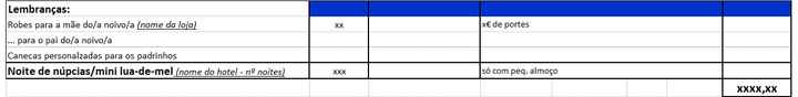 Como organizar o vosso orçamento para o dia c (excel) - 5