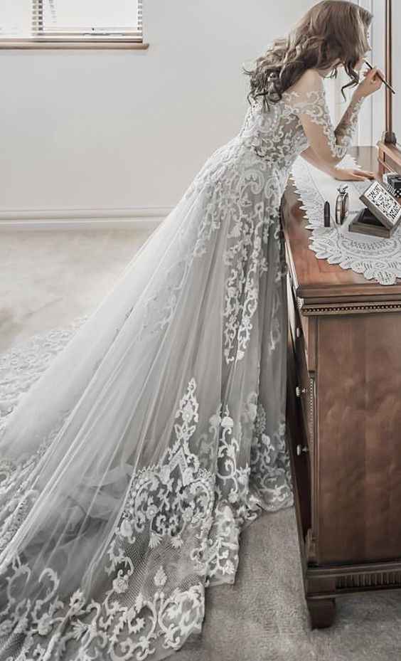 o Arco íris Invade a Comunidade com Inspirações Cor (prateado) - Vestido de Noiva 🌈 - 6