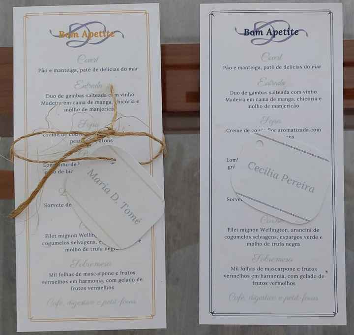 Contagem Decrescente: Faltam 9 dias! – Ementa & Marcadores de Lugar (sinalética de Casamento Diy) - 