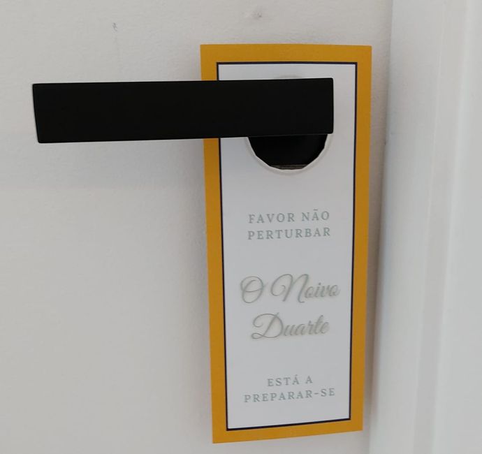 Contagem Decrescente: Faltam 8 dias! – “Favor Não Incomodar” (Sinalética de Casamento DIY) 3