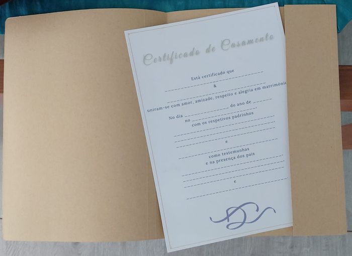 Contagem Decrescente: Faltam 6 dias! – Certificado de Casamento & Carta Especial (Sinalética de Casamento DIY) 1