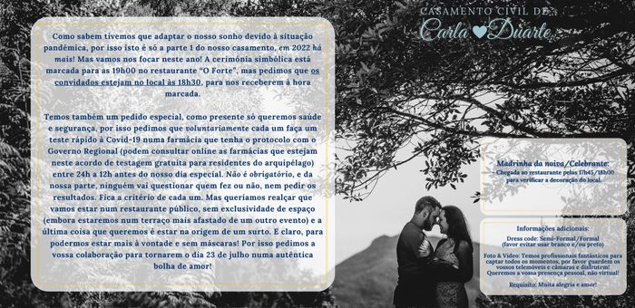 Contagem Decrescente: Faltam 2 dias! – Últimas Indicações Aos Convidados (Sinalética de Casamento DIY) 1