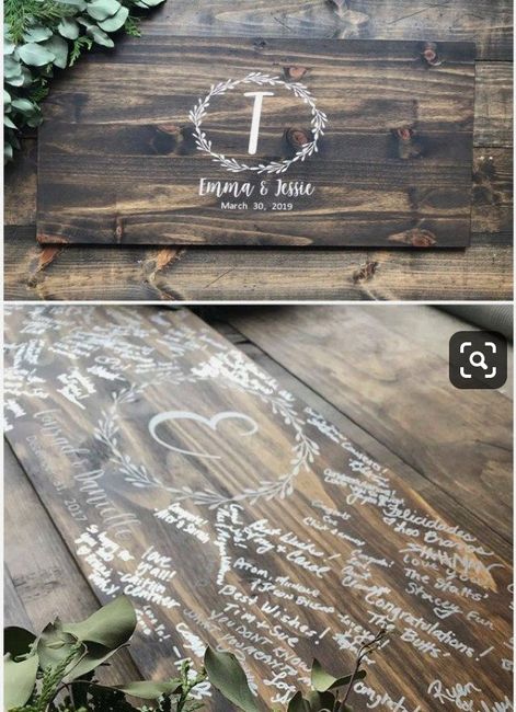 Livro honra em madeira 1