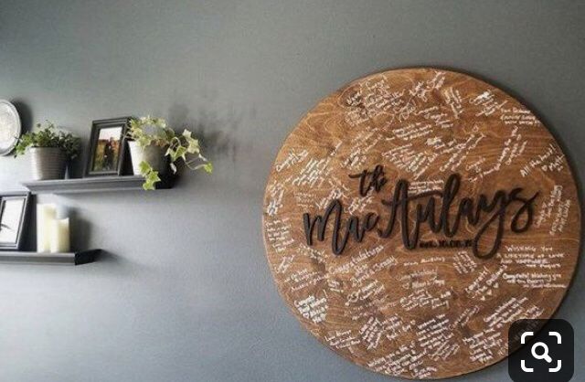 Livro honra em madeira 2