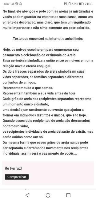 Cerimônia da areia - 1