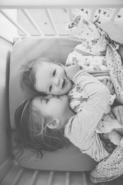Mas também beijinhos carinhosos e com ternura