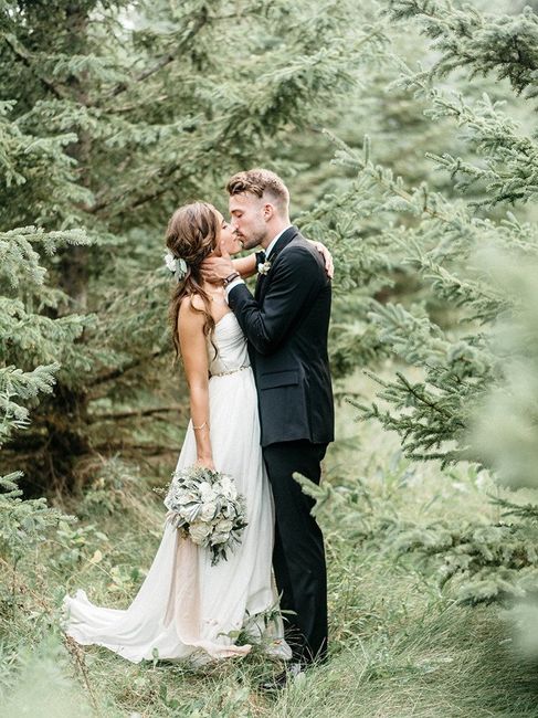 Vamos là então as fotografias de um casamento made in USA bem real