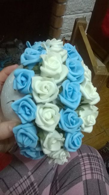 Parte já preenchida até terminarem as rosas ahah