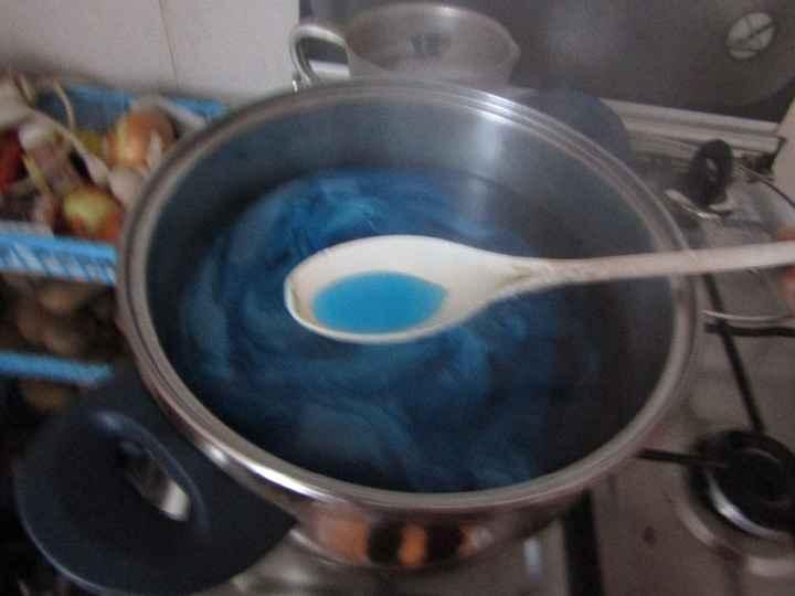 Agua a ficar azul 