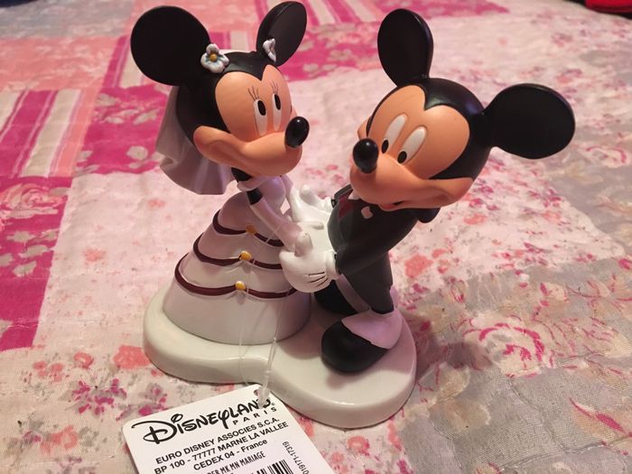 Topos de bolo minnie e mickey - 1