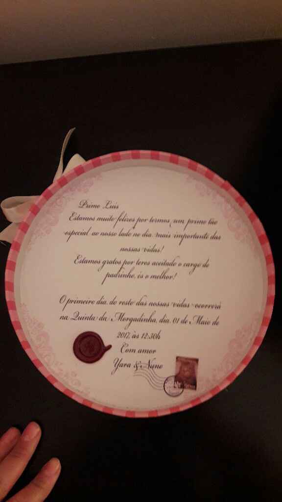 Convites padrinhos - 2
