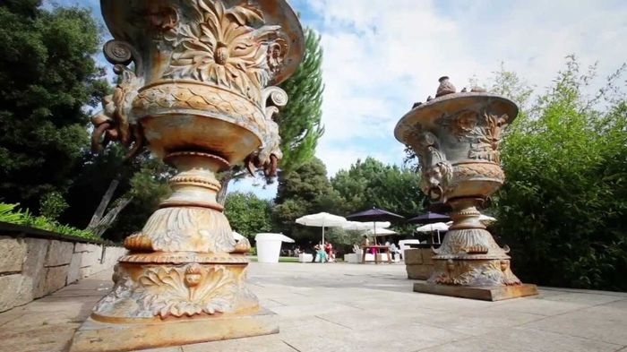 Entrada para o jardim