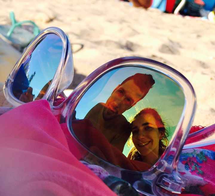 Na praia :)