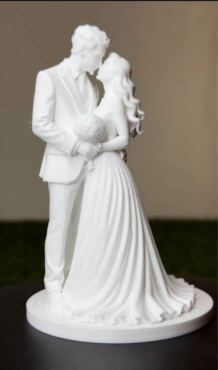 Topo de Bolo para Casamento Personalizado em Impressão 3D – Exclusividade para o Seu Grande Dia