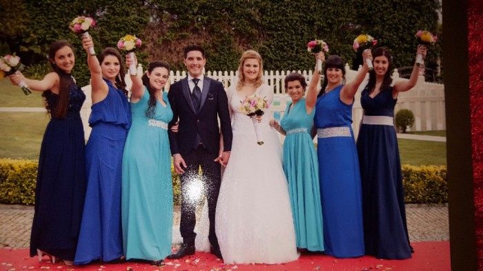 Noivos e as damas