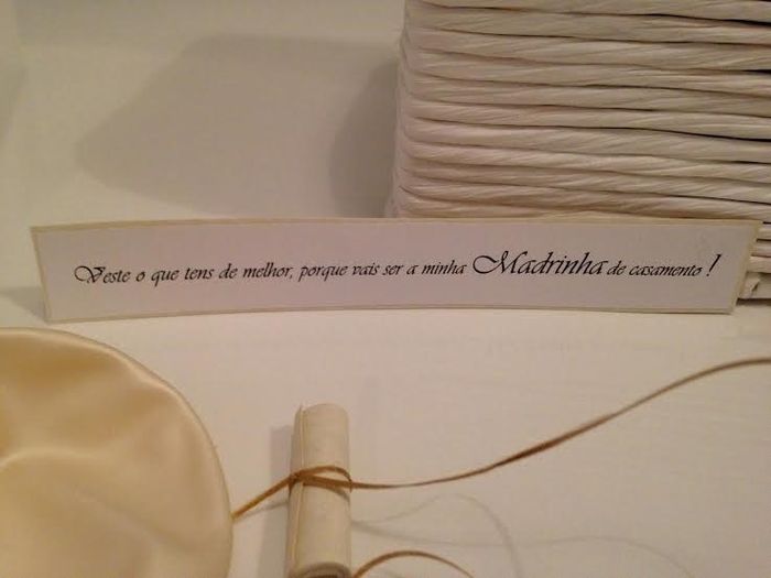 Convite para Madrinha