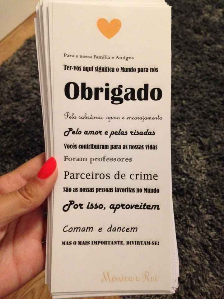 Mensagem para os Convidados