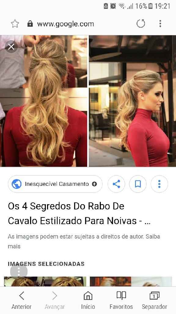 Noiva e rabo de cavalo? 🤔 - 2