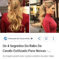Noiva e rabo de cavalo? 🤔 - 2